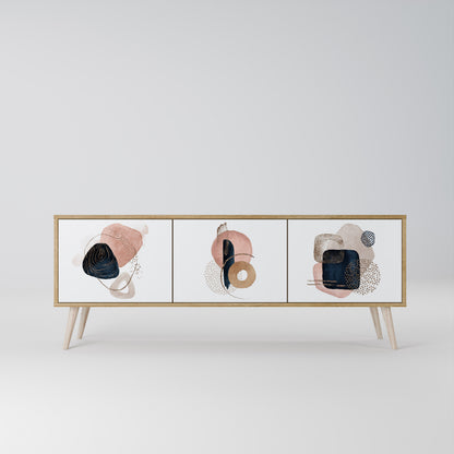 COLORFUL SHAPES Mueble de TV de 3 Puertas