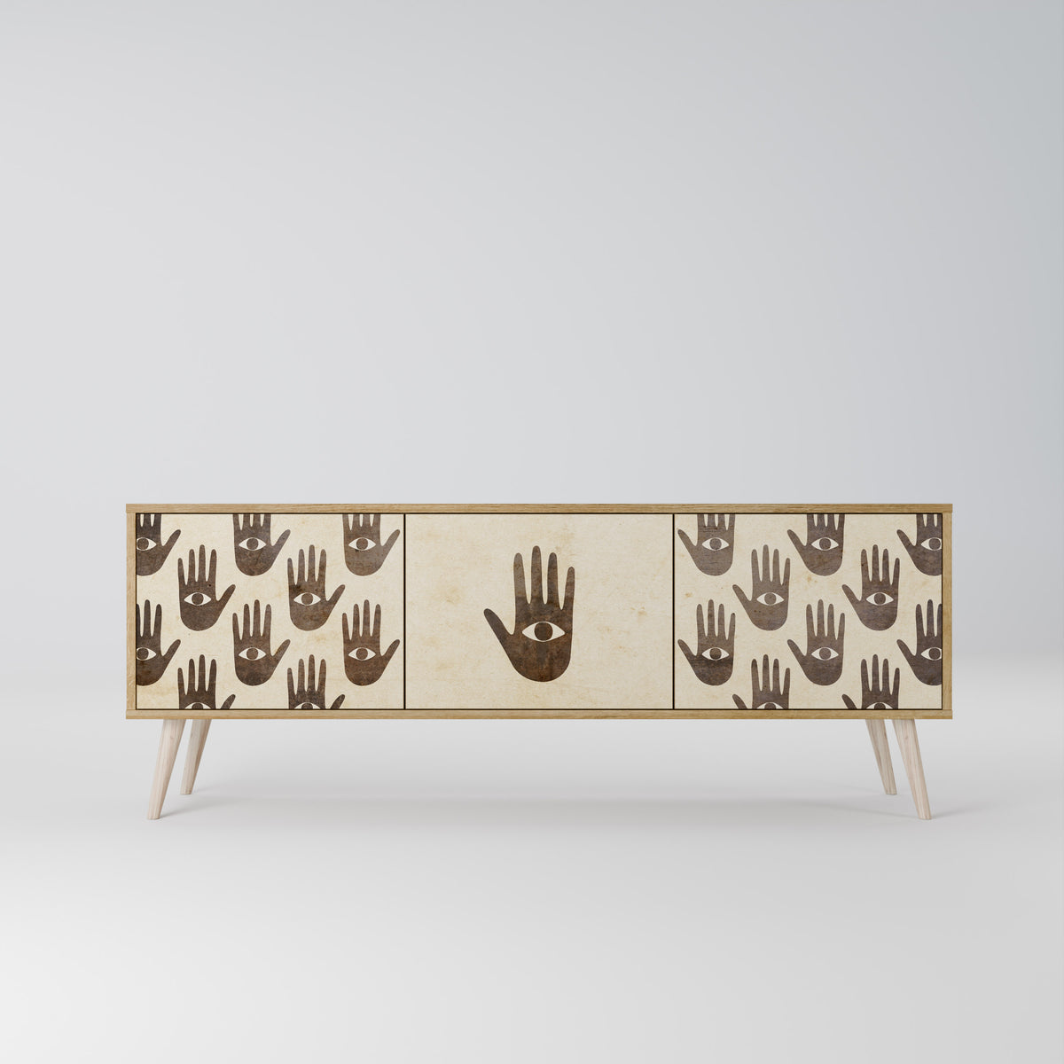 SEE MORE Mueble de TV de 3 Puertas