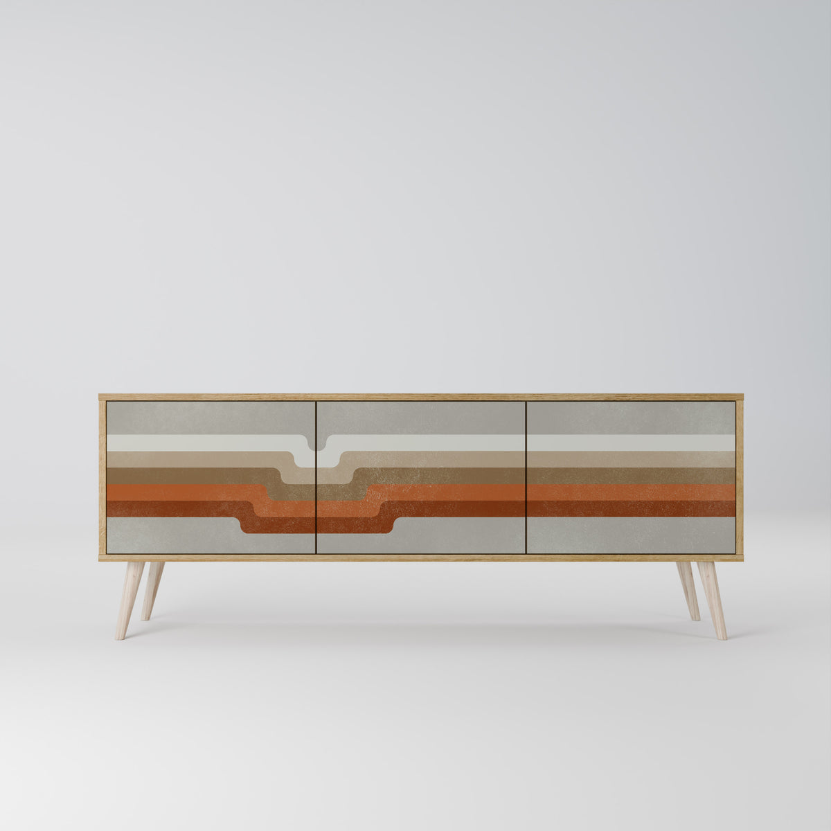 PECULIAR TRAIL Mueble de TV de 3 Puertas