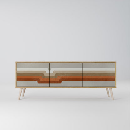 PECULIAR TRAIL Mueble de TV de 3 Puertas