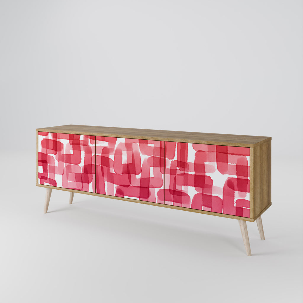 KALEIDOSCOPIC CUBISM Mueble de TV de 3 Puertas