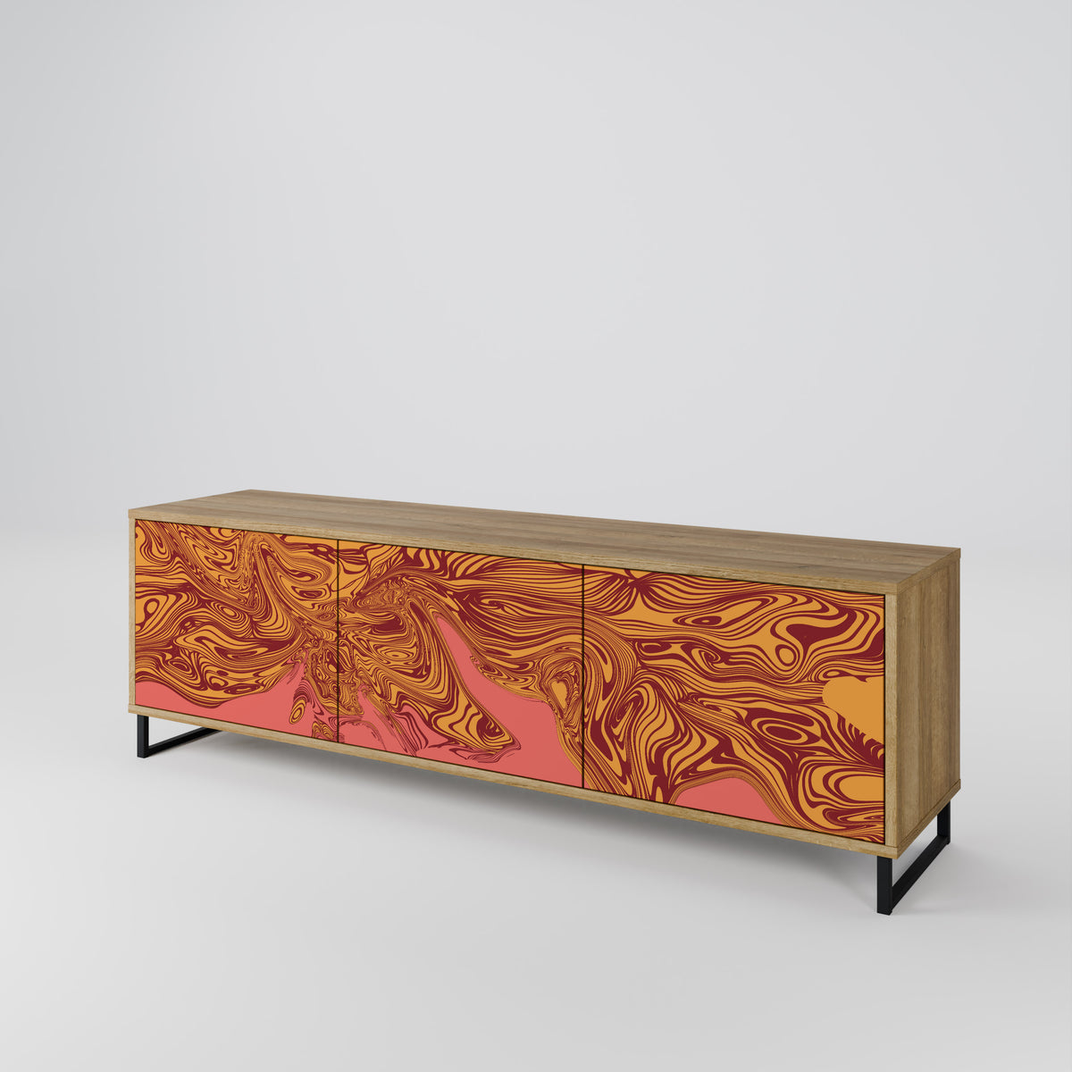 FLOATING THOUGHTS Mueble de TV de 3 Puertas