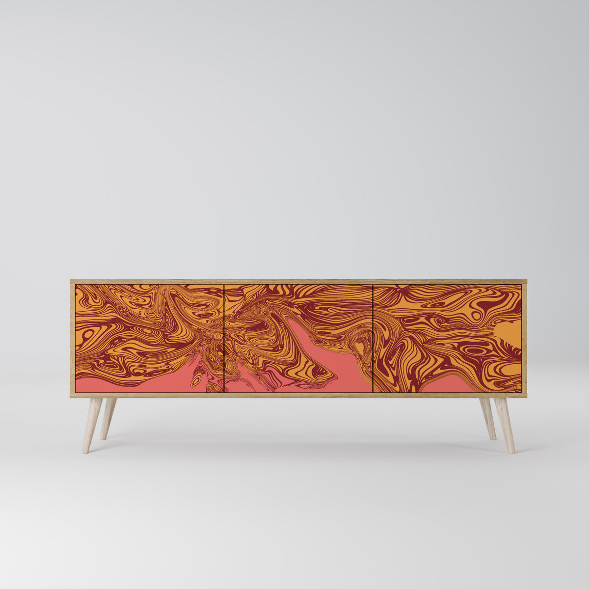 FLOATING THOUGHTS Mueble de TV de 3 Puertas