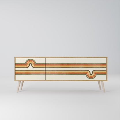 EXCEPTIONAL STREAM Mueble de TV de 3 Puertas