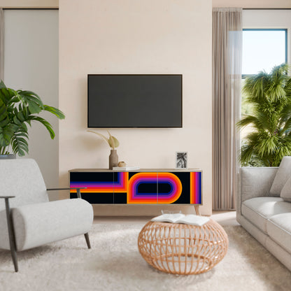 BLINDED BY THE LIGHTS Mueble de TV de 3 Puertas