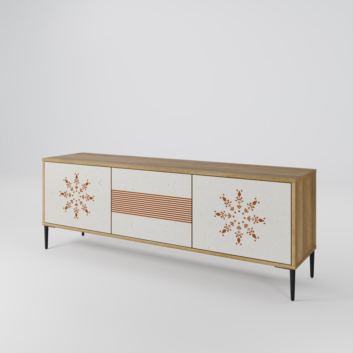 DAILY HARMONY Mueble de TV de 3 Puertas