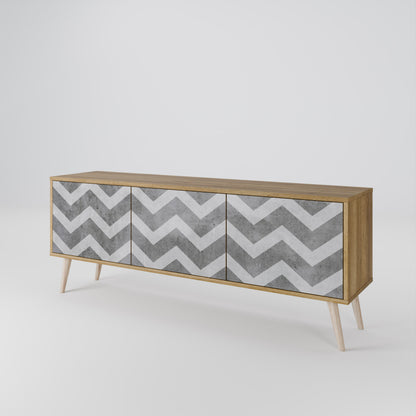 TOUGH ZIG ZAG Mueble de TV de 3 Puertas