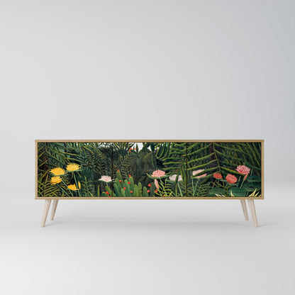 VIRGIN FOREST WITH SUNSET Mueble de TV de 3 Puertas