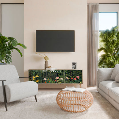 VIRGIN FOREST WITH SUNSET Mueble de TV de 3 Puertas