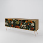 MIDNIGHT SPROUT Mueble de TV de 3 Puertas