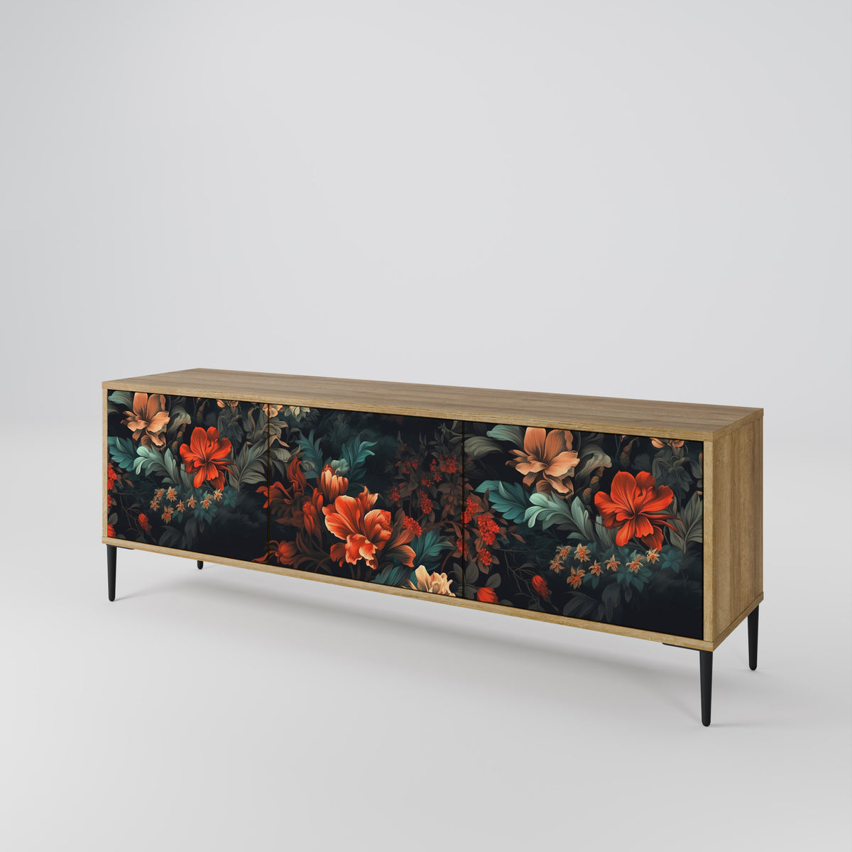 IMAGINARY BLOSSOM Mueble de TV de 3 Puertas