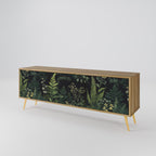 FERN FLOWERS 3-Door TV Stand in Oak Effect