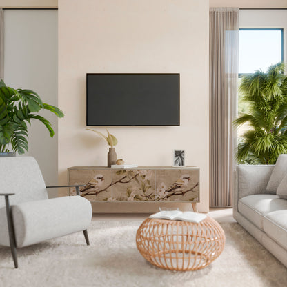 PETAL DISTINGUISH 3-Door TV Cabinet