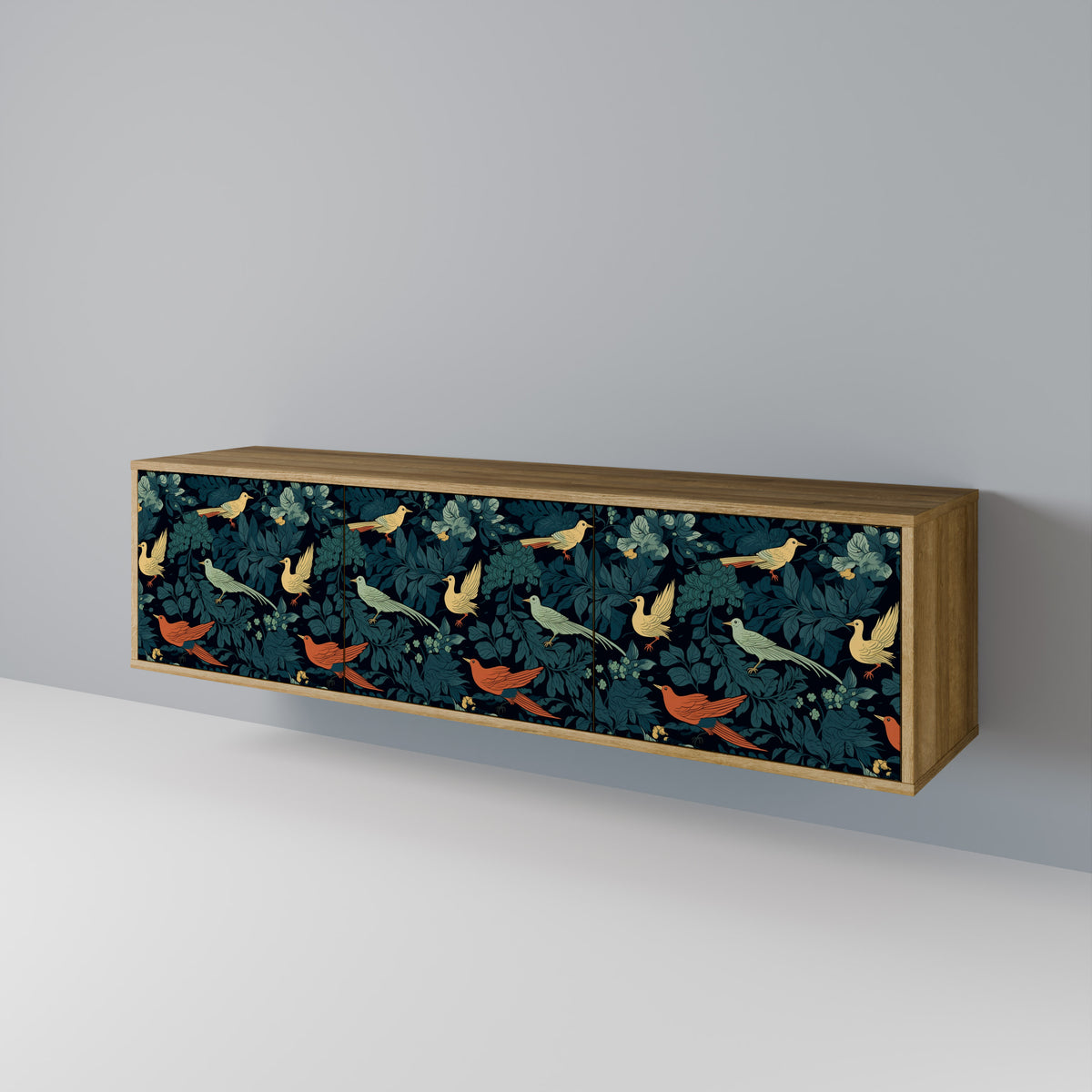 FOWL ORNAMENT Mueble de TV de 3 Puertas