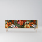 RADIANT FLORA 3-Door TV Stand in Oak Effect