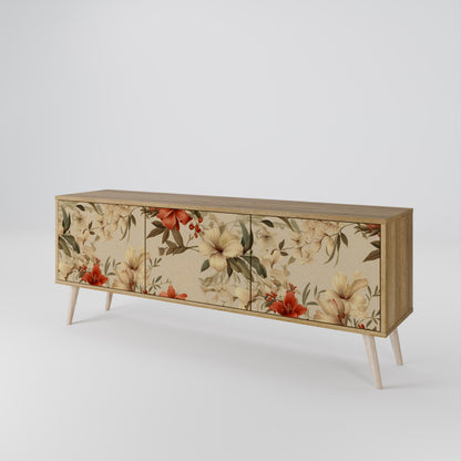 BLOOMING HARMONY Mueble de TV de 3 Puertas