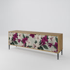 FLOWERET DREAM 3-Door TV Stand in Oak Effect