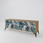 POPINJAY LOOK 3-Door TV Stand in Oak Effect