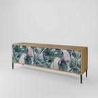 POPINJAY LOOK 3-Door TV Stand in Oak Effect