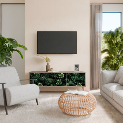 SUCCULENT JUNGLE Mueble de TV de 3 Puertas