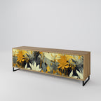 SUNKISSED LILY 3-Door TV Stand in Oak Effect