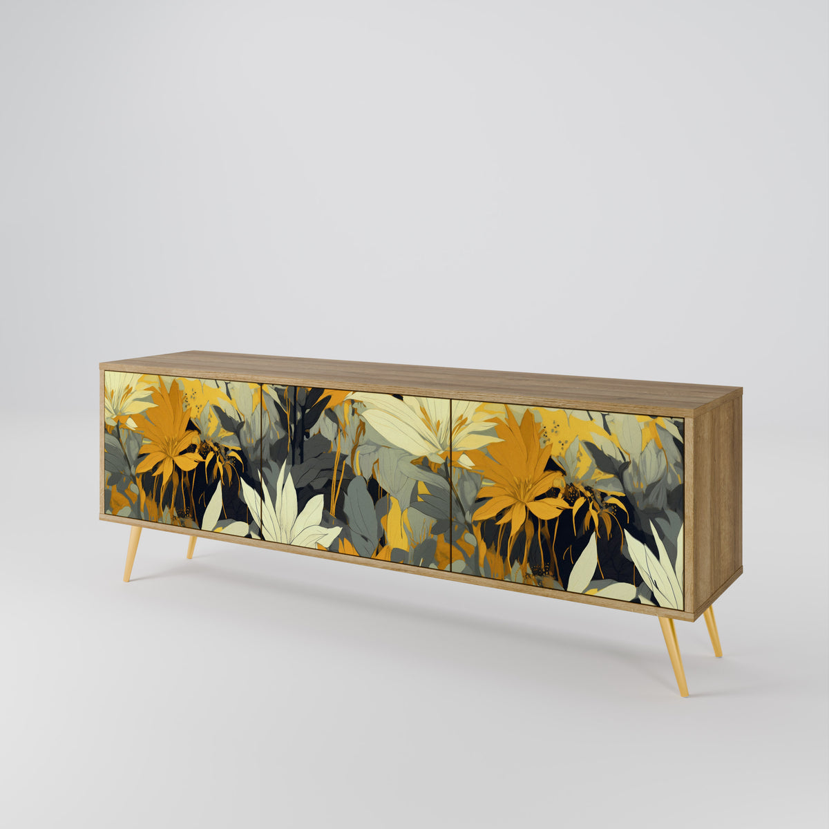 SUNKISSED LILY Mueble de TV de 3 Puertas