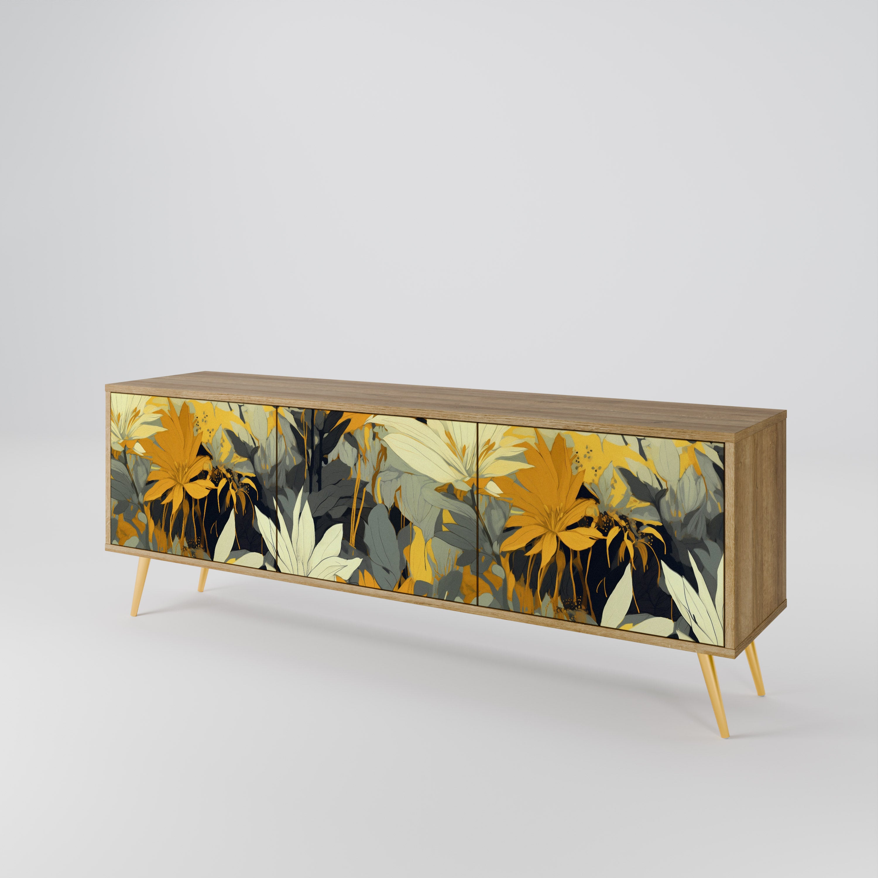 SUNKISSED LILY Mueble de TV de 3 Puertas