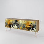 SUNKISSED LILY 3-Door TV Stand in Oak Effect