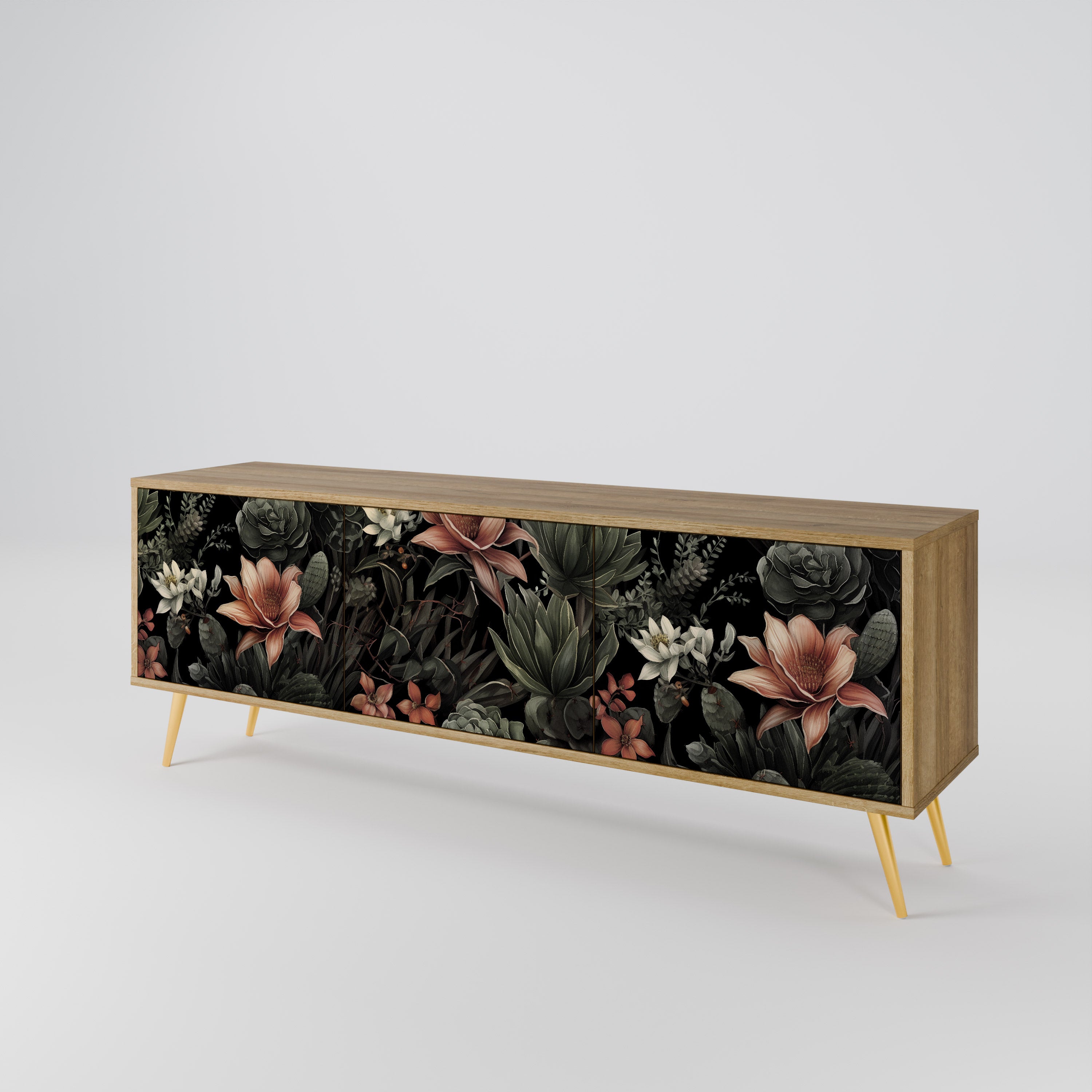 SECRET VERDURE Mueble de TV de 3 Puertas