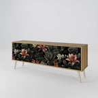SECRET VERDURE 3-Door TV Stand in Oak Effect