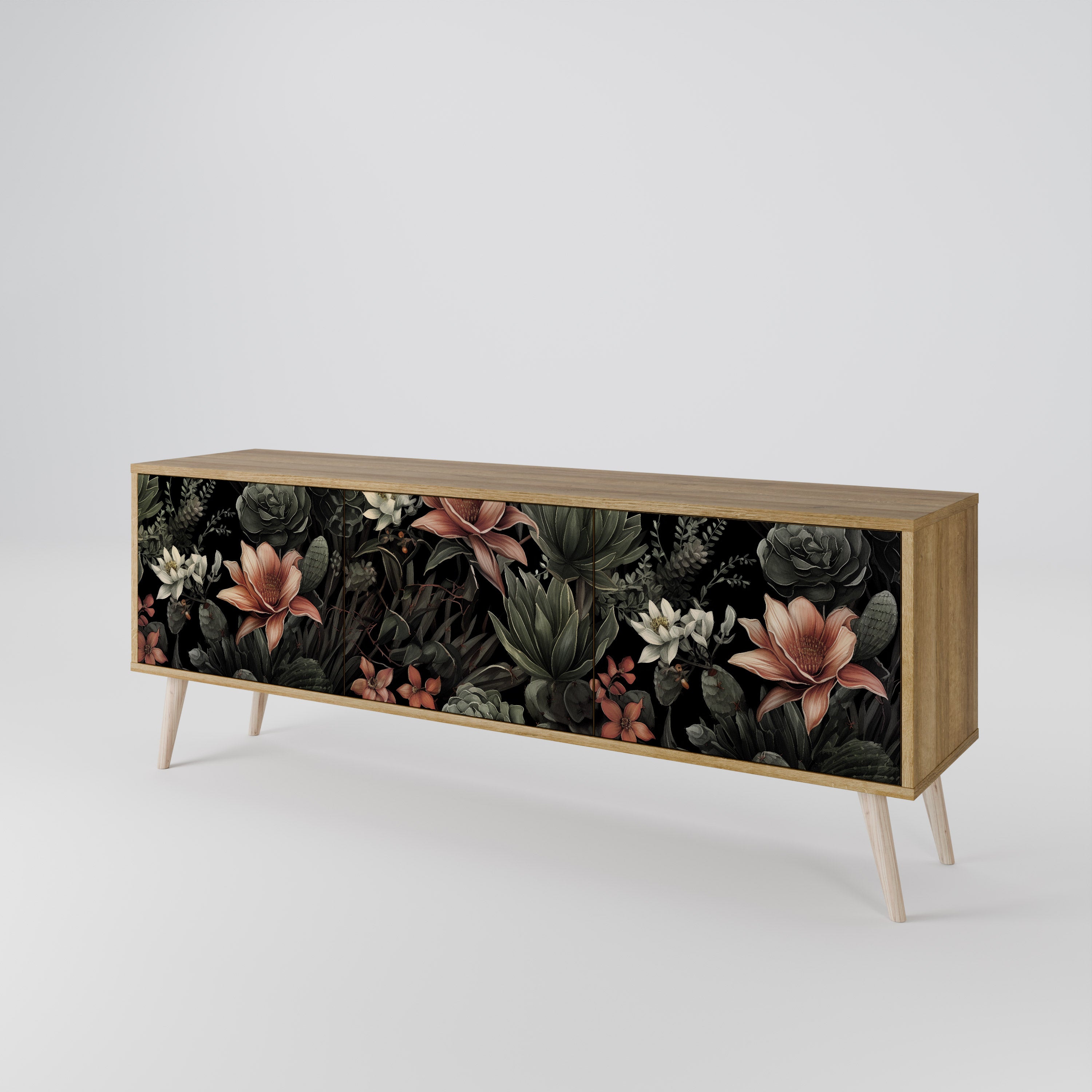 SECRET VERDURE Mueble de TV de 3 Puertas