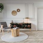 SECRET VERDURE 3-Door TV Stand in Oak Effect