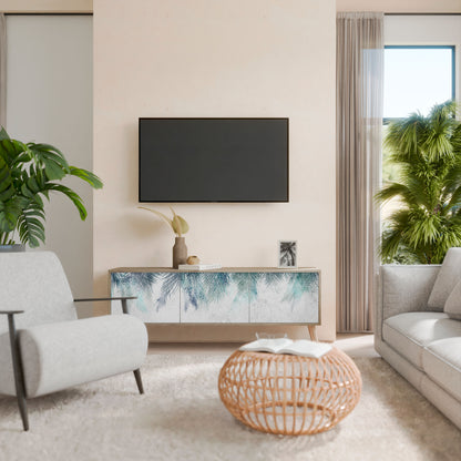 PALM VEIL Mueble de TV de 3 Puertas