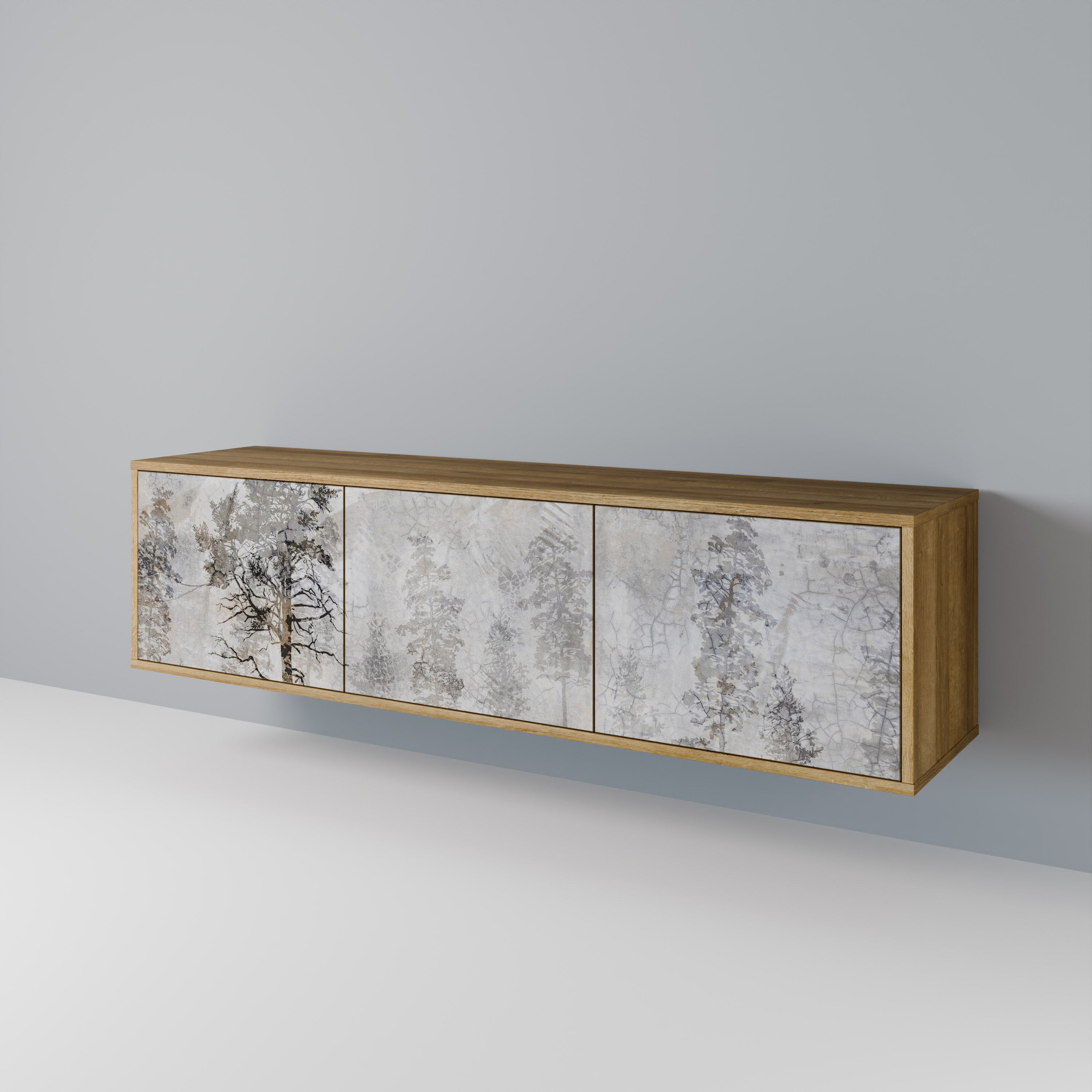 FADE IN THE TREES Mueble de TV de 3 Puertas