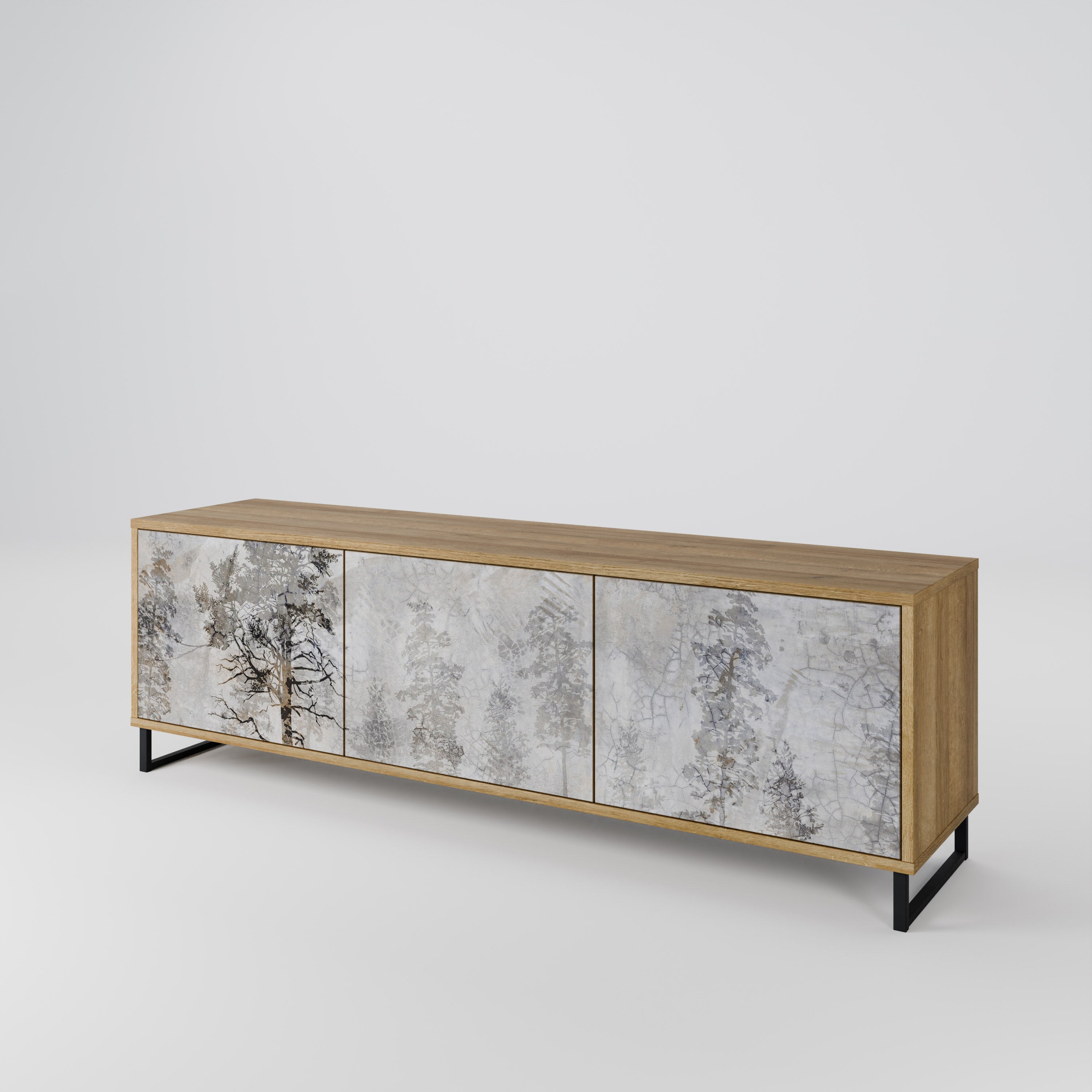 FADE IN THE TREES Mueble de TV de 3 Puertas