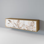 WILD TENDERNESS 3-Door TV Stand in Oak Effect