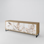 WILD TENDERNESS 3-Door TV Stand in Oak Effect