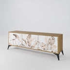 WILD TENDERNESS 3-Door TV Stand in Oak Effect