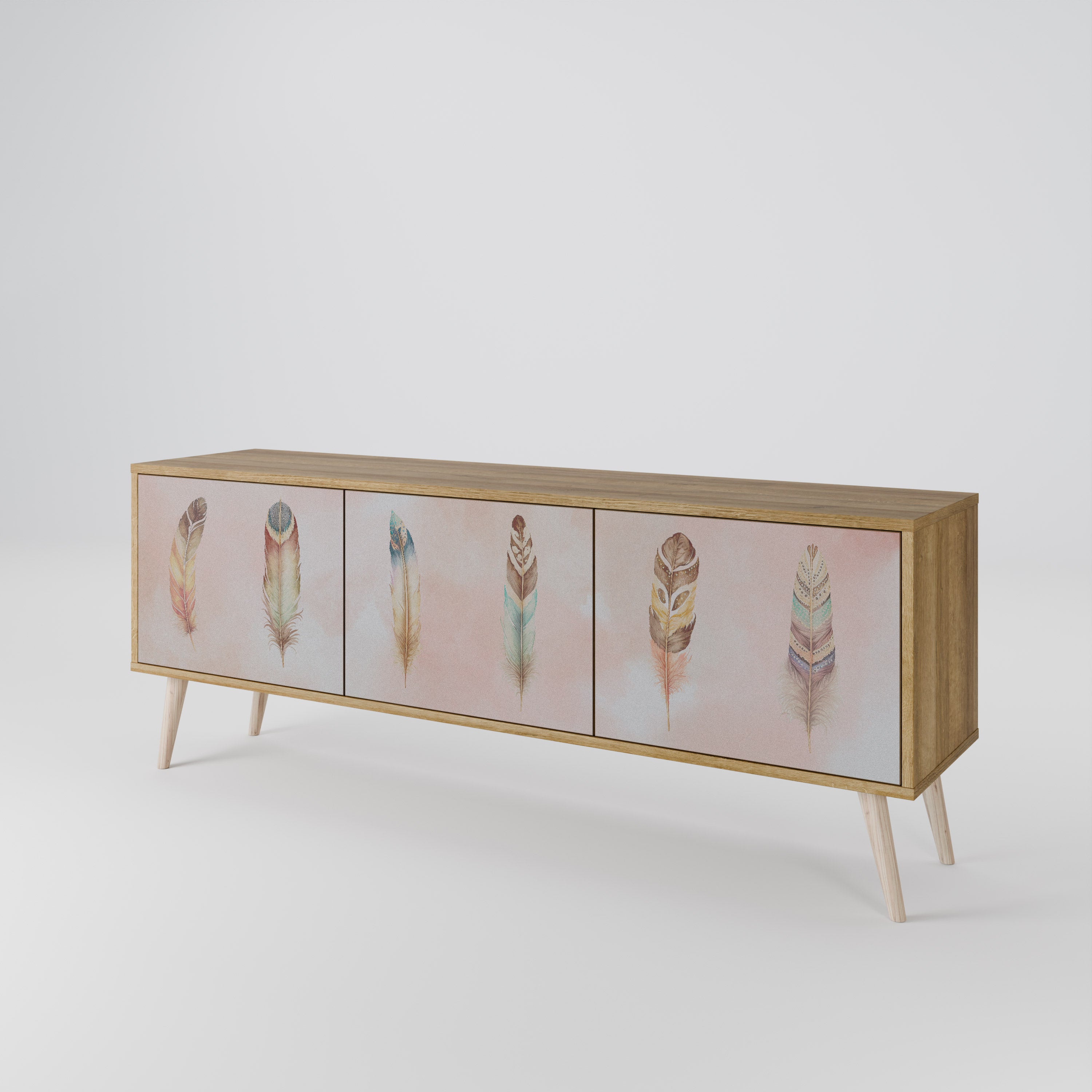 THE DELIQUESCE 3-Door TV Cabinet