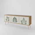 GREEN LEAFY STAMPS Mueble de TV de 3 Puertas