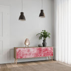 SWEET TROPICS 3-Door TV Stand in Oak Effect