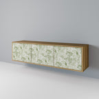 FENNEL BALDACHIN Mueble de TV de 3 Puertas en Efecto Roble