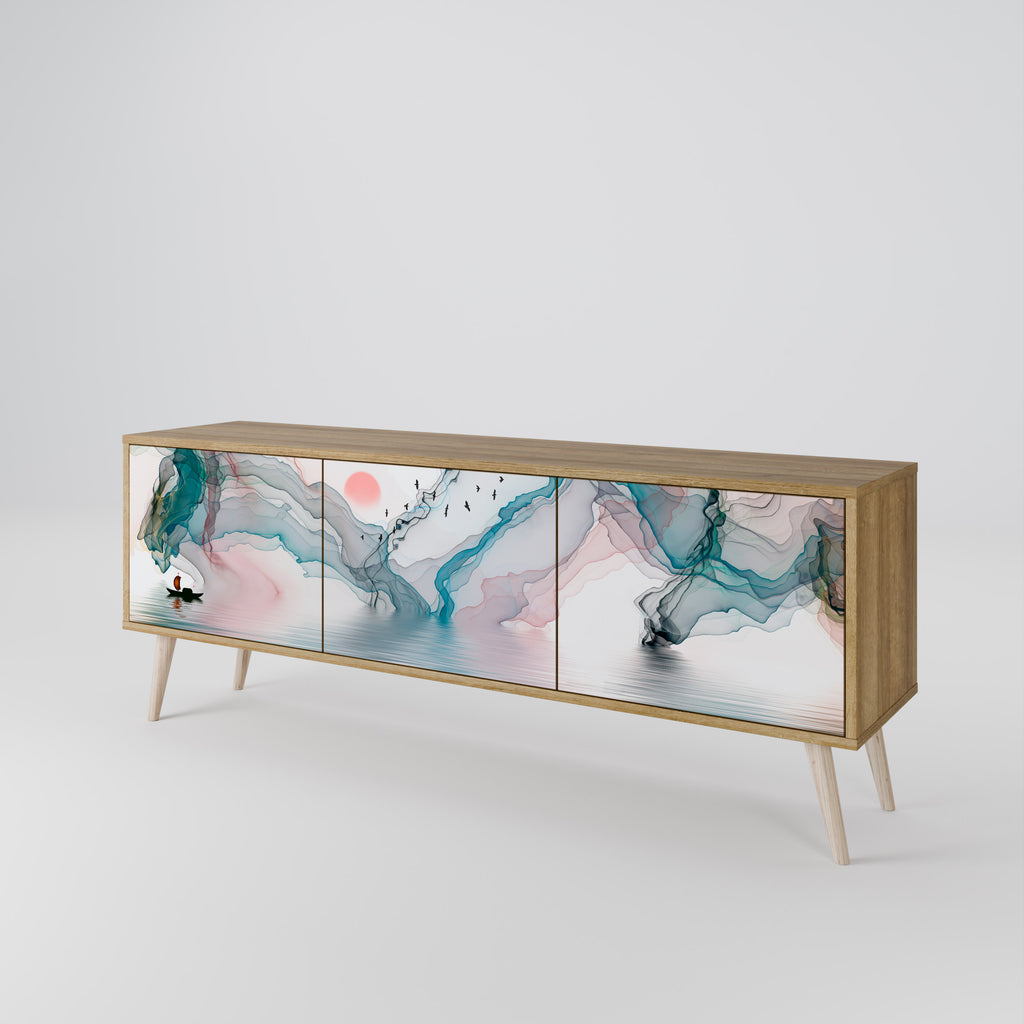 VELVET CROSSING 3-Door TV Cabinet