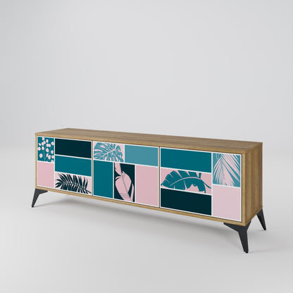 COMBINATION OF SHAPES Mueble de TV de 3 Puertas