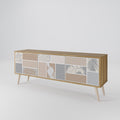TROPICAL SHAPES Mueble de TV de 3 Puertas