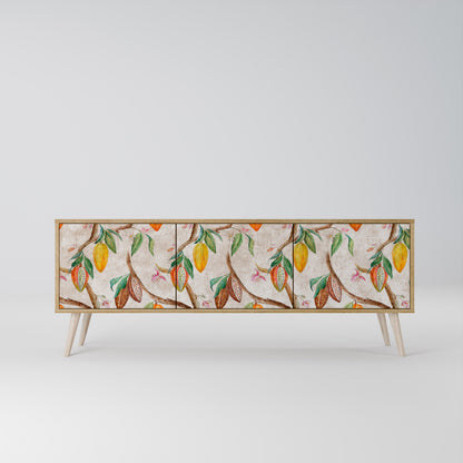 COCOA FRUITS Mueble de TV de 3 Puertas