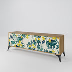 LEMON TREE 3-Door TV Stand in Oak Effect