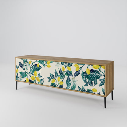 LEMON TREE Mueble de TV de 3 Puertas