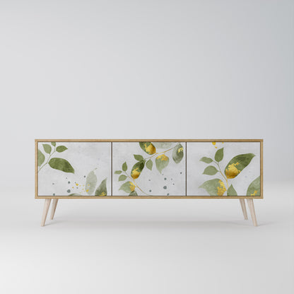 ELEGANT BOTANICS Mueble de TV de 3 Puertas