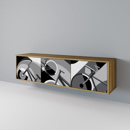 BIKE ENERGY Mueble de TV de 3 Puertas